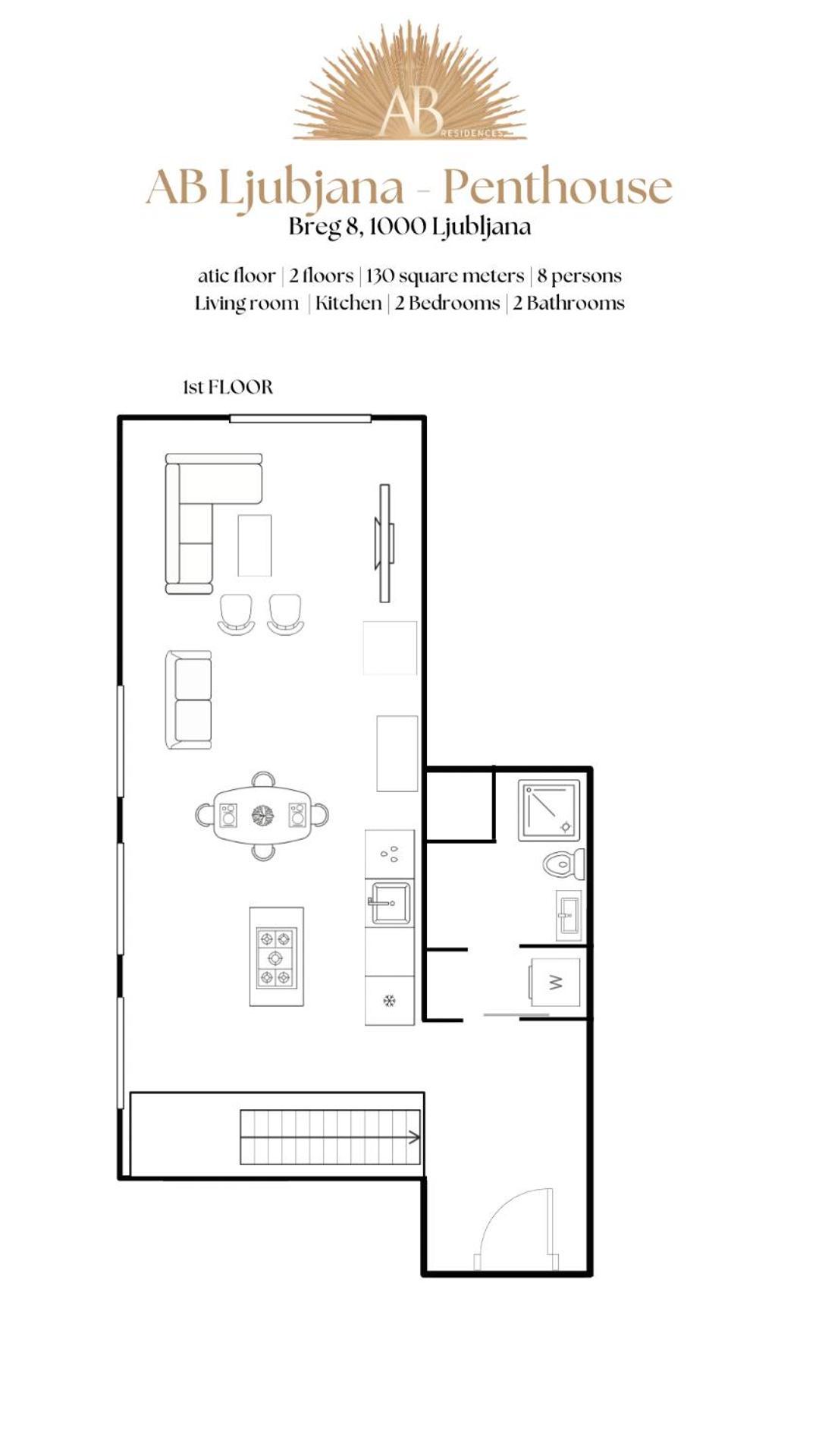 Ab Ljubljana - Breg Apartments Экстерьер фото